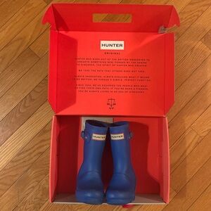 Hunter Original Blue Kids Boots